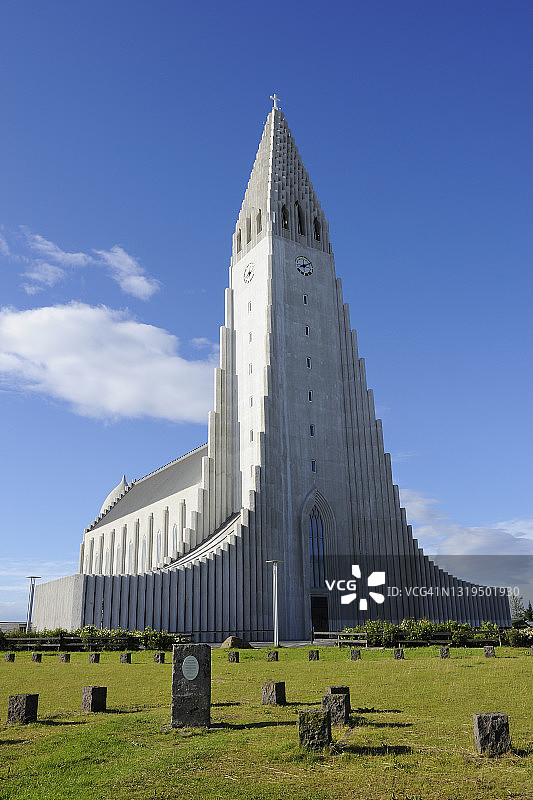 冰岛雷克雅未克哈尔格林姆斯教堂图片素材
