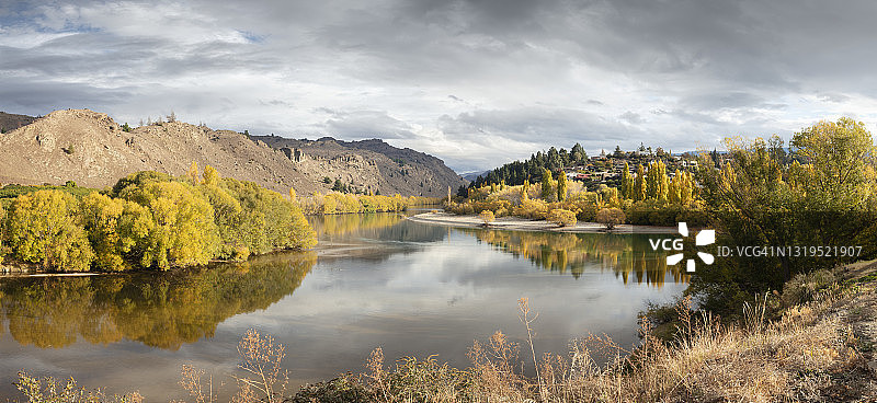秋色，新西兰亚历山德拉图片素材
