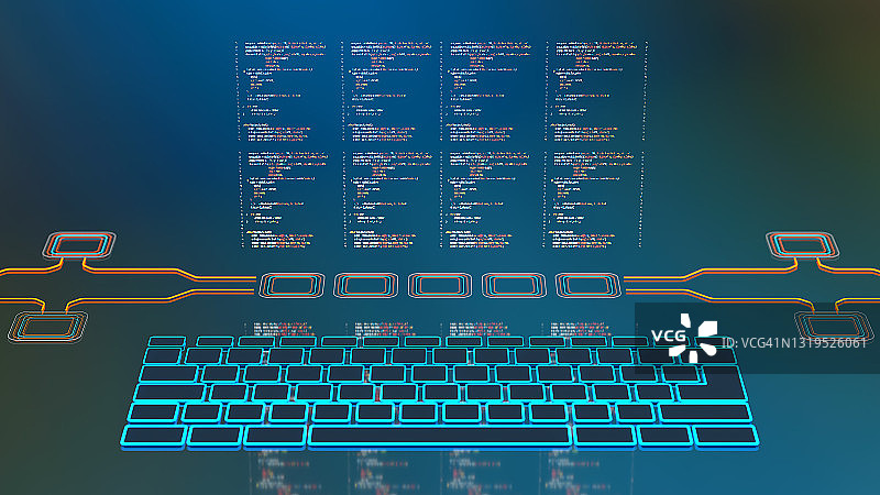 抽象程序代码数字概念图片素材