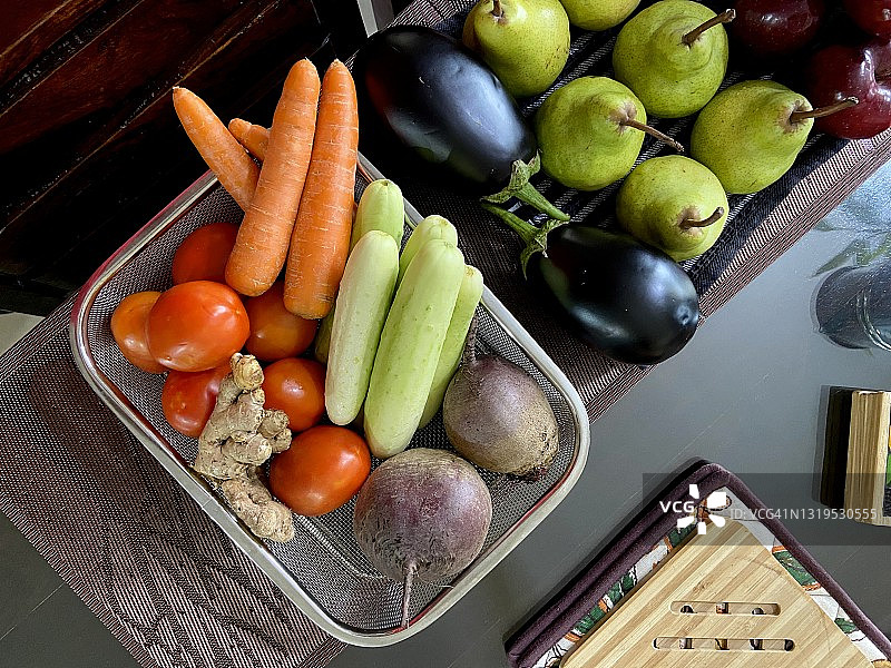 蔬菜水果什锦图片素材