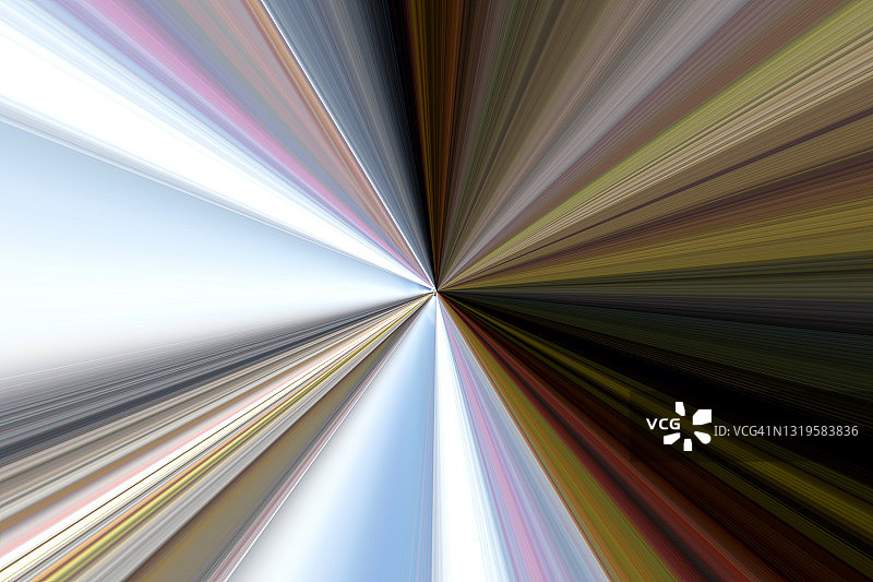 具有消失点的无限光线彩色抽象背景图片素材