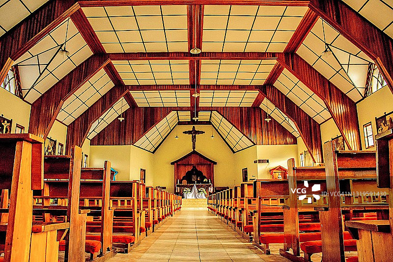 礼拜场所内景图片素材