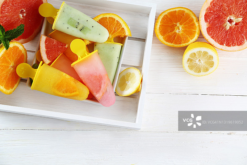 水果冰棍图片素材