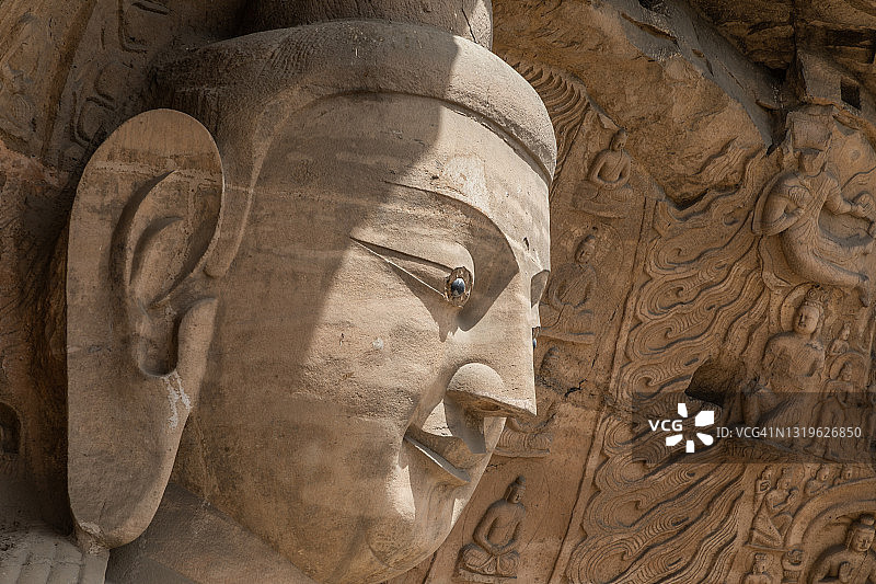 世界文化遗产：中国山西云冈石窟图片素材