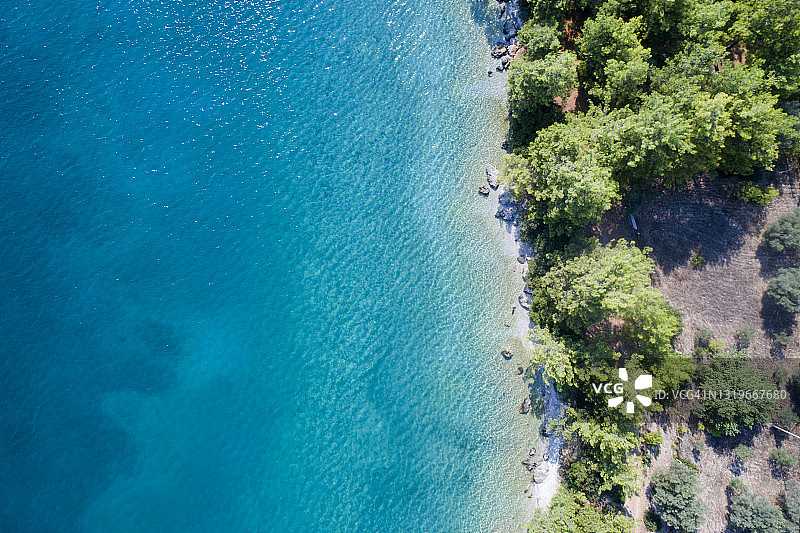 爱琴海美丽的海湾图片素材
