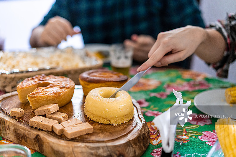 切蛋糕片图片素材