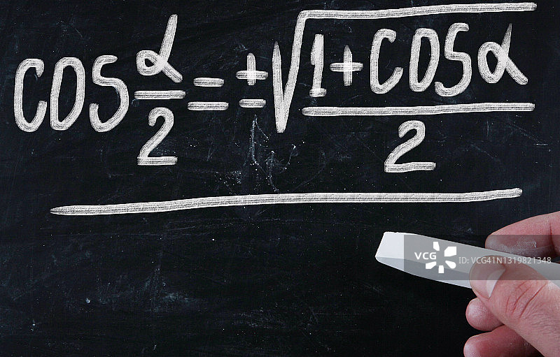 三角函数公式：正弦，余弦，正切，余切图片素材