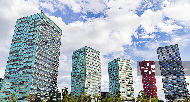 现代办公楼区域图片素材