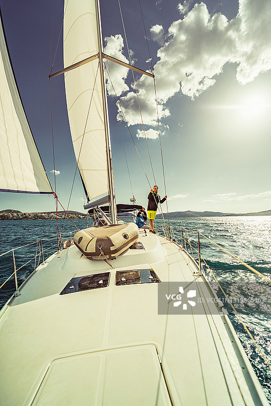 帆船探险图片素材