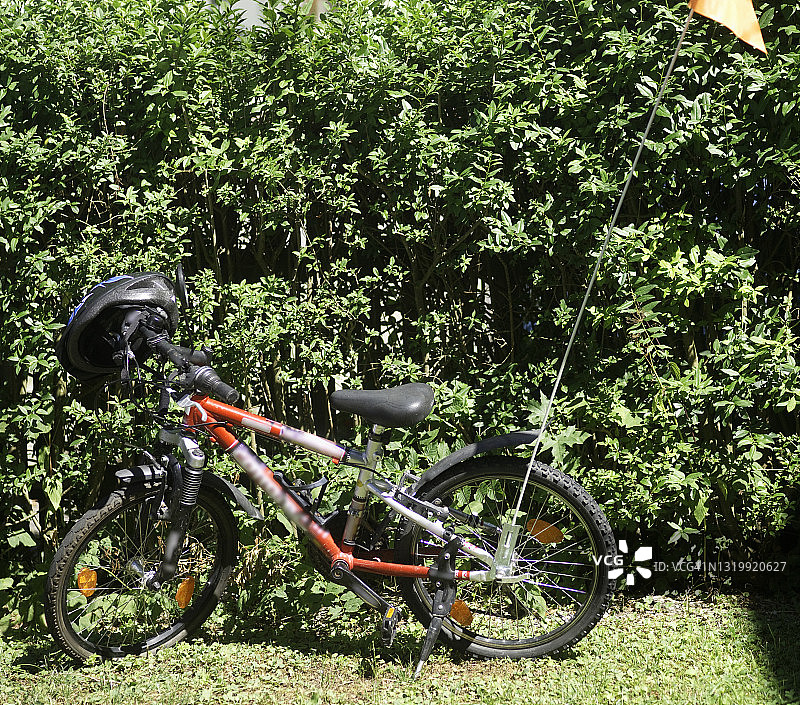 德国停放的自行车图片素材