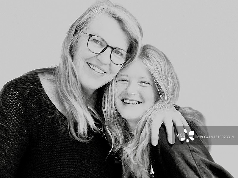 祖母和孙女图片素材