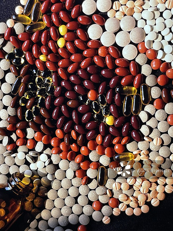多种维生素片精选图片素材
