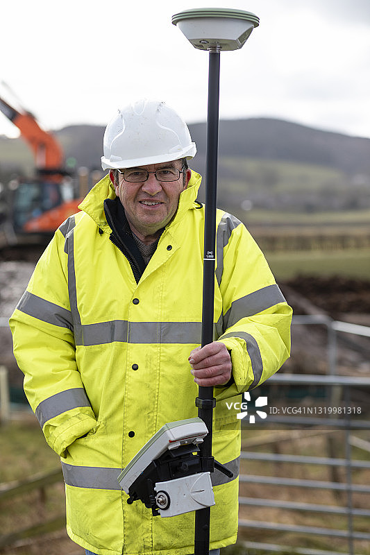 建筑工程师肖像图片素材