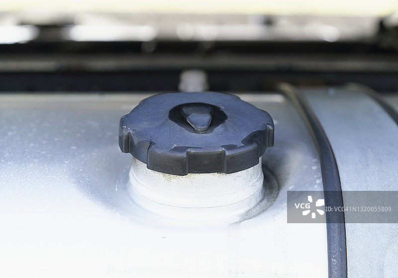 卡车油箱的特写镜头图片素材