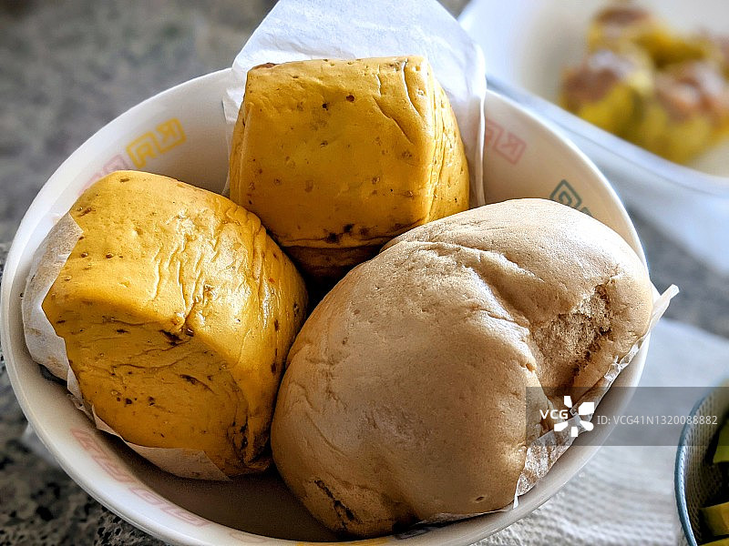 中式主食：馒头图片素材