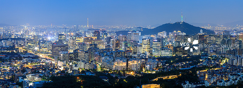 韩国首尔城市风光图片素材
