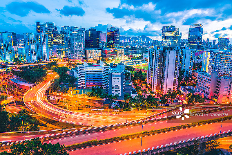 九龙湾夜景图片素材