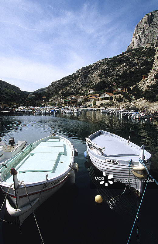 Calanque de Morgiou马赛海岸峡湾图片素材