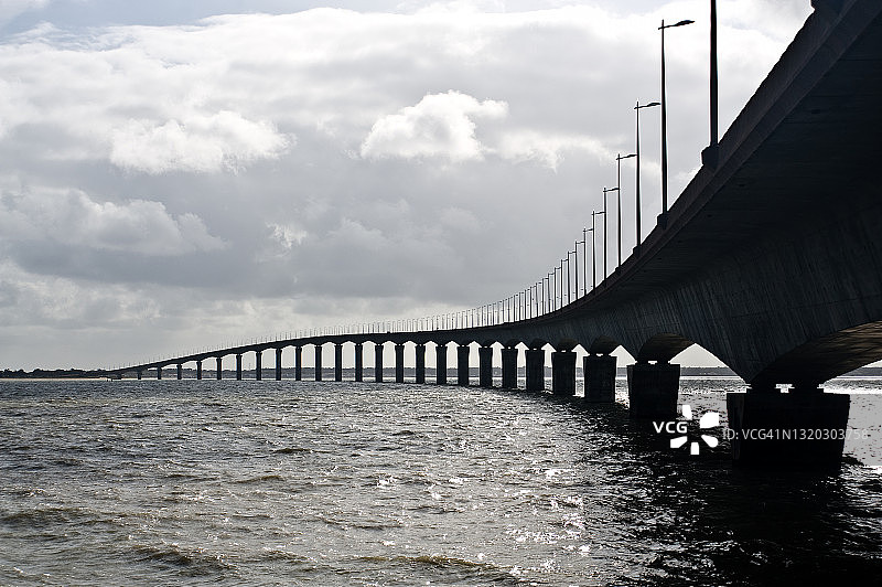 雷岛大桥（法国）图片素材