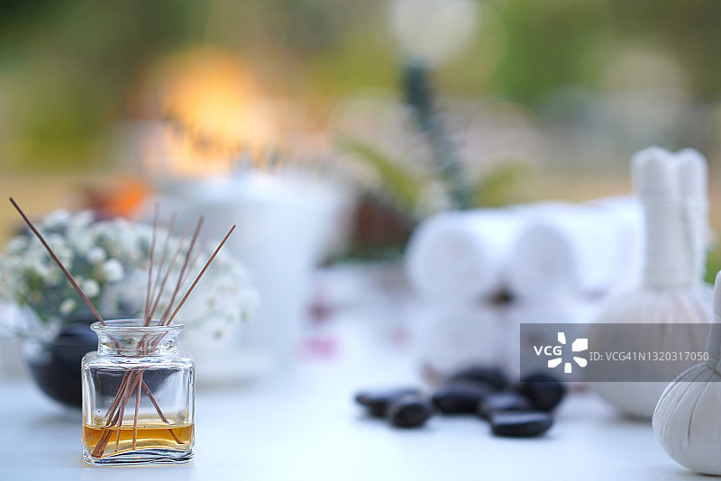 水疗美容产品背景图片素材