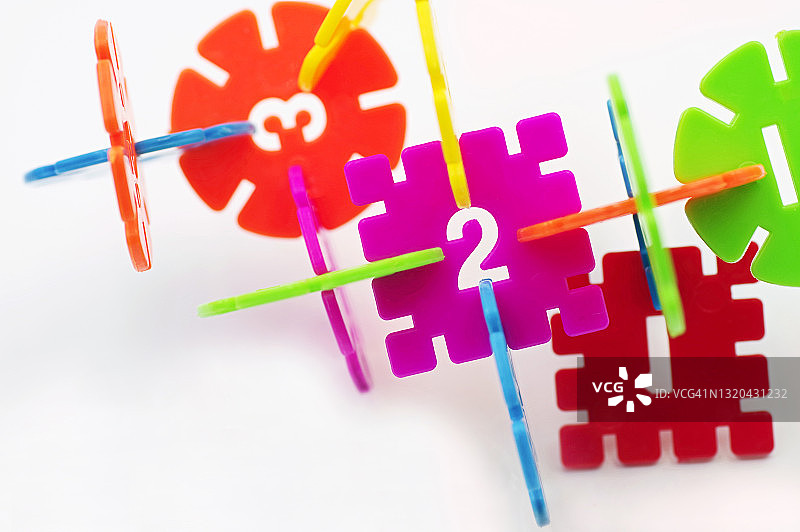 互锁数字模具图片素材