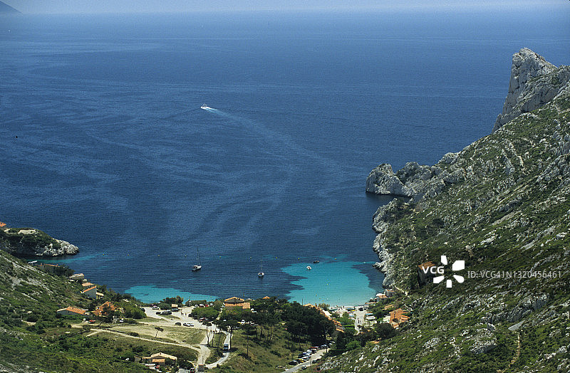 马赛索尔米欧海湾图片素材