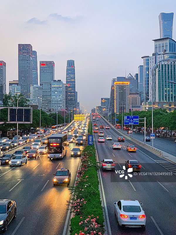 北京双井天际线图片素材