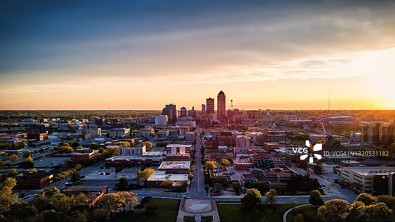 得梅因市中心图片素材