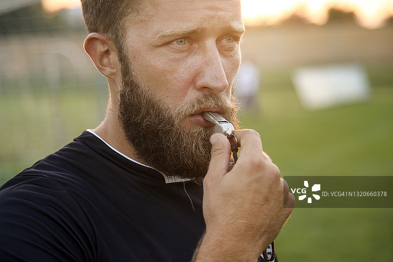 足球裁判图片素材