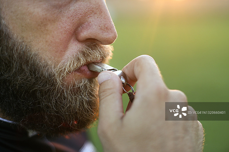 足球裁判图片素材