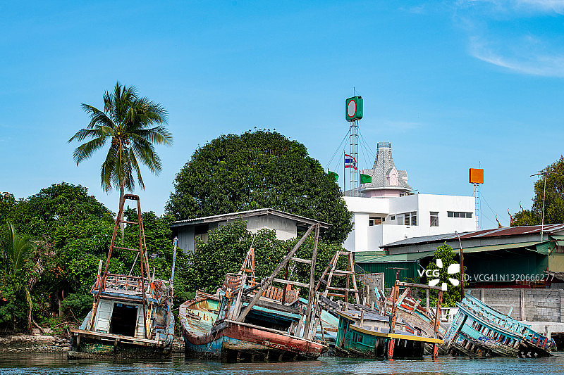 旧沉船图片素材