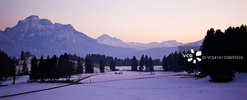 阿默高阿尔卑斯山-菲森，巴伐利亚，德国图片素材