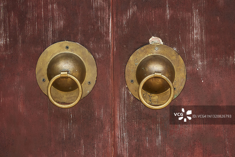 传统中式老门图片素材