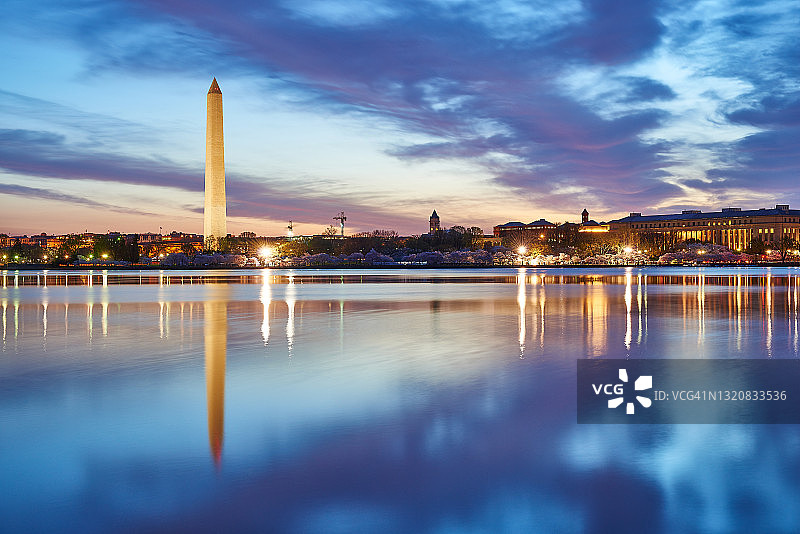 蓝色清晨图片素材