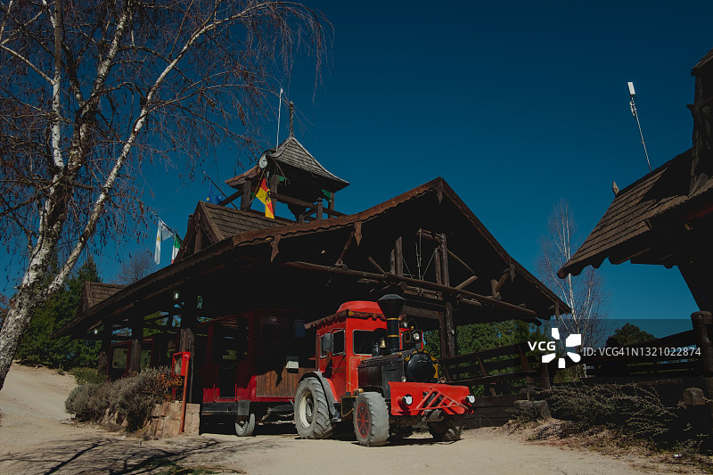 阿根廷科尔多瓦省拉昆布雷西塔观光列车图片素材