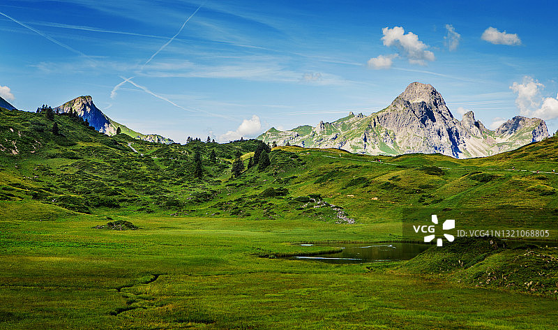 美丽的奥地利乡村景观图片素材