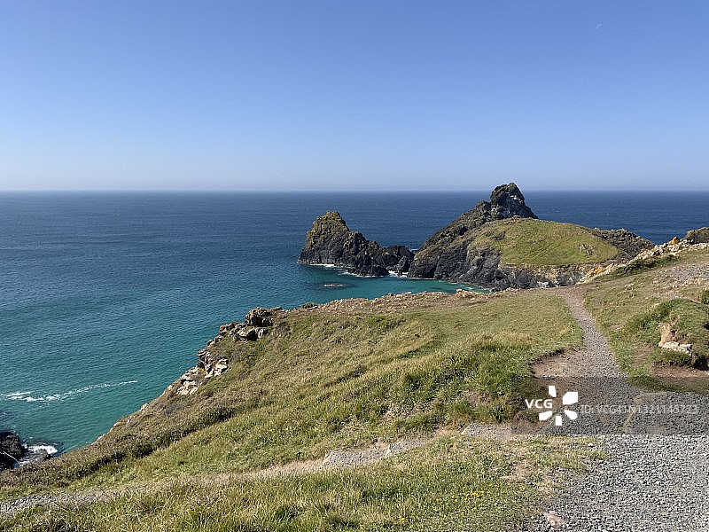 英国康沃尔郡的凯南斯湾图片素材