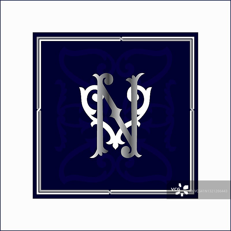 豪华标志集书法字母设计图片素材