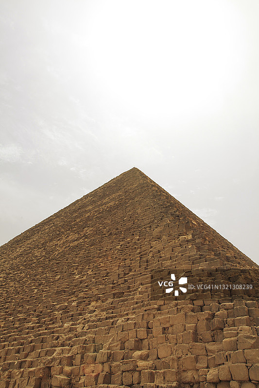 吉萨的哈夫拉金字塔景观图片素材