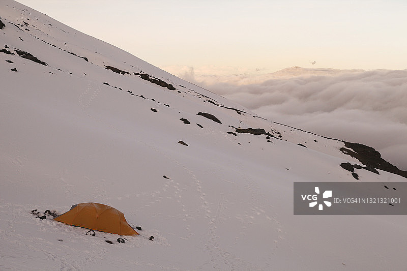 科托帕希国家公园的科托帕希火山景色图片素材
