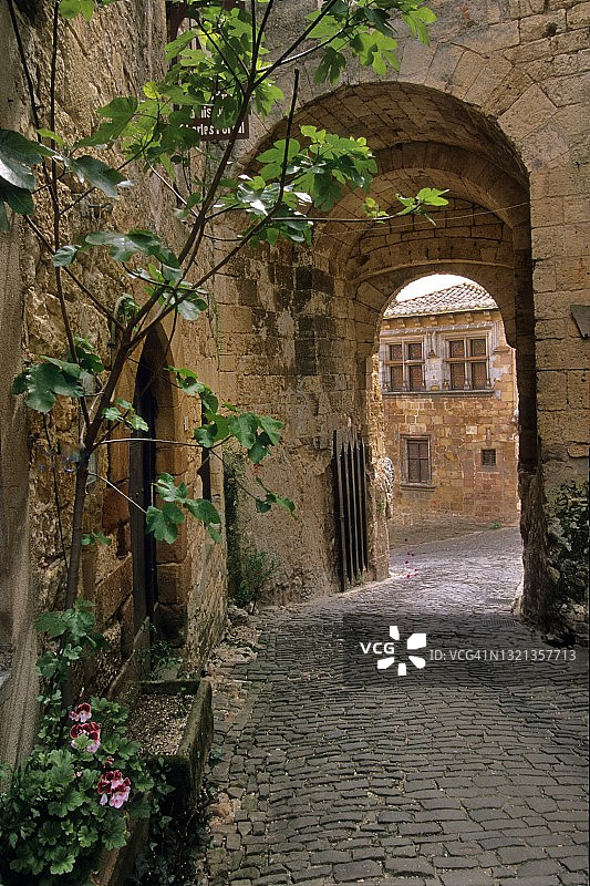 从城市看到的科尔德叙谢尔，鲁斯之门图片素材