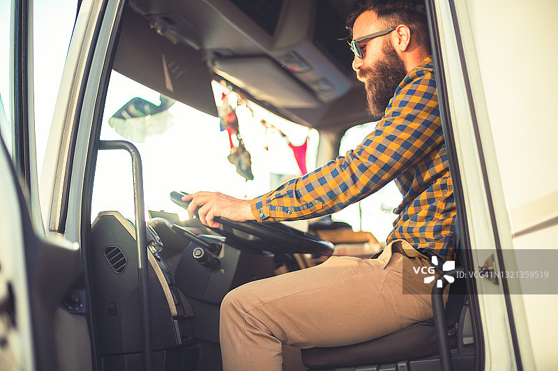 卡车司机的日常图片素材