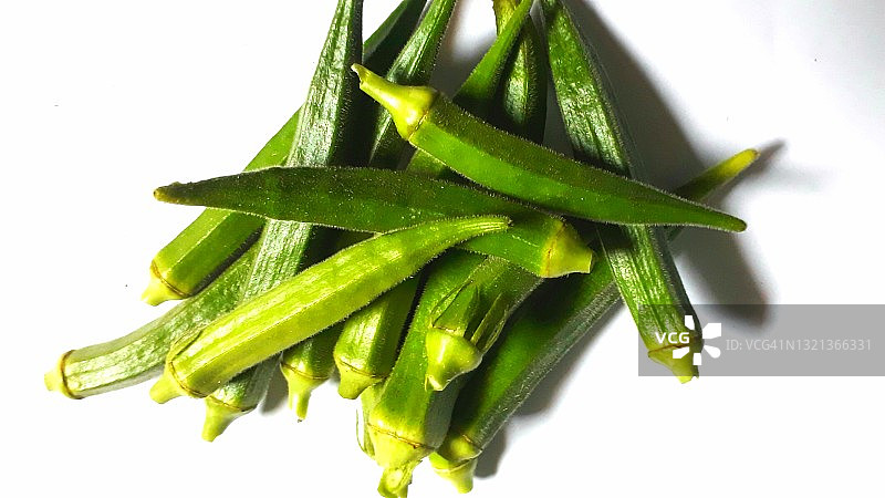 蔬菜食品：秋葵图片素材