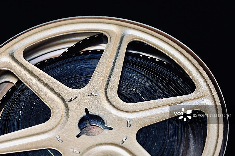 电影胶片卷轴图片素材