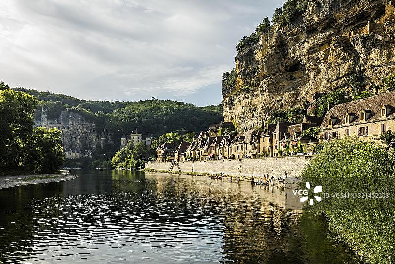 法国新阿基坦大区多尔多涅省拉罗克加雅克图片素材