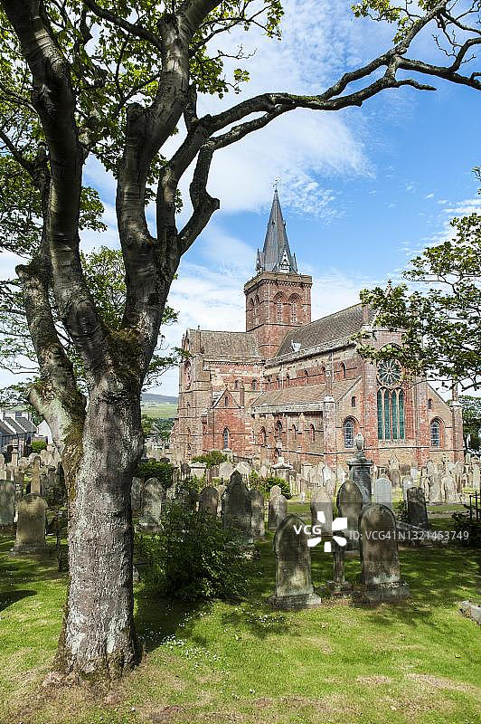 英国苏格兰奥克尼群岛圣马格努斯大教堂图片素材