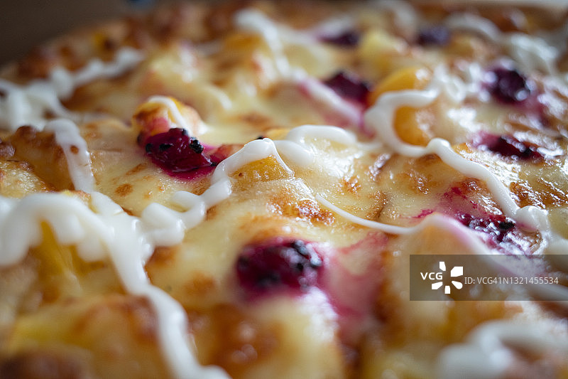 水果披萨图片素材