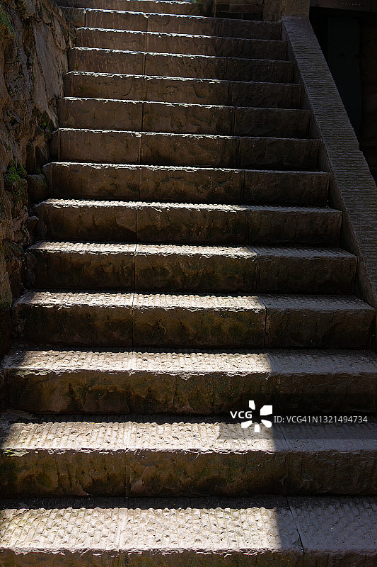台阶的影子图片素材