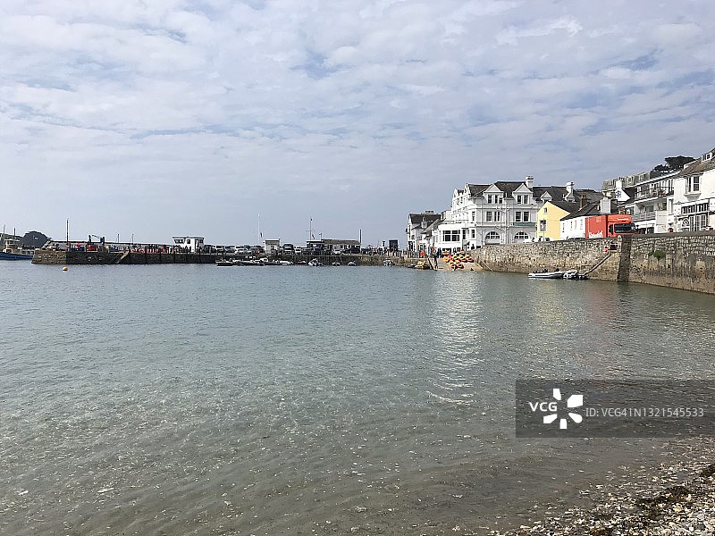 位于英国康沃尔的圣莫斯图片素材