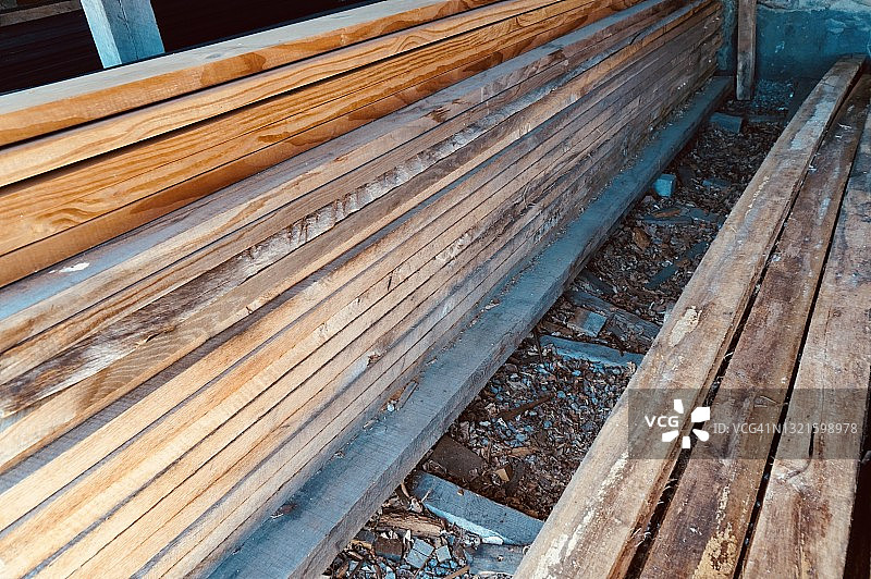 木材场的木板材料图片素材